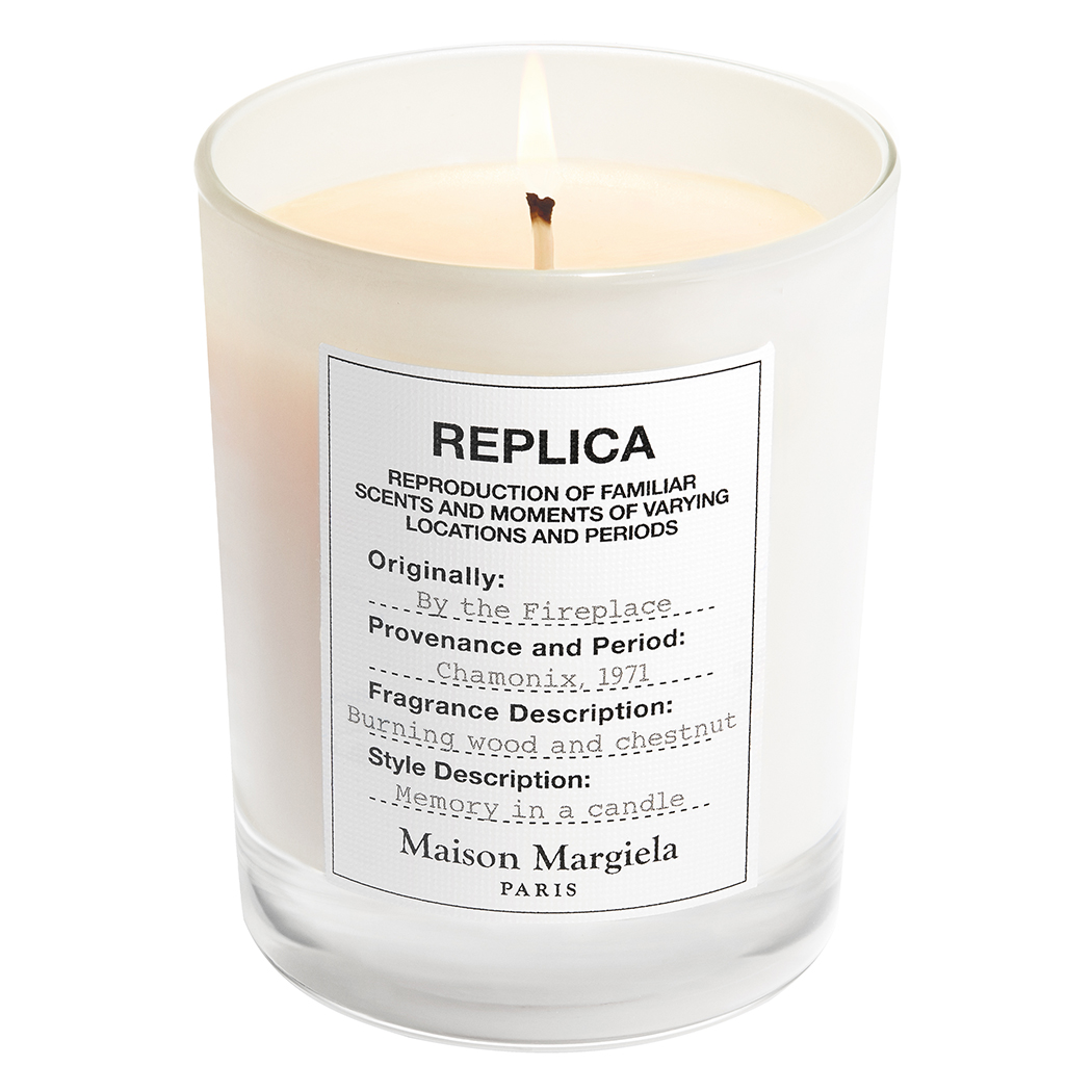 Replica By The Fireplace Candle